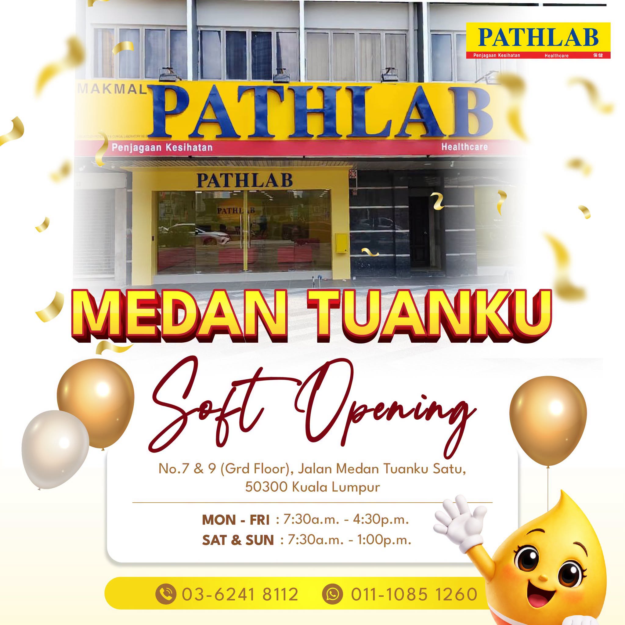 Pathlab Medan Tuanku Soft Opening